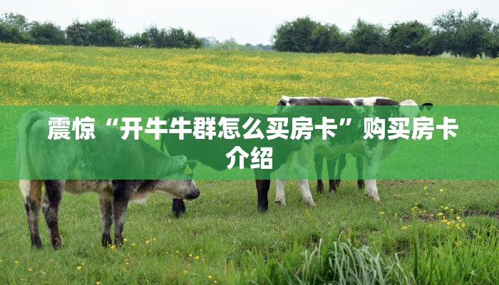  实时通报“金花牛牛麻将房卡出售”详细房卡点评